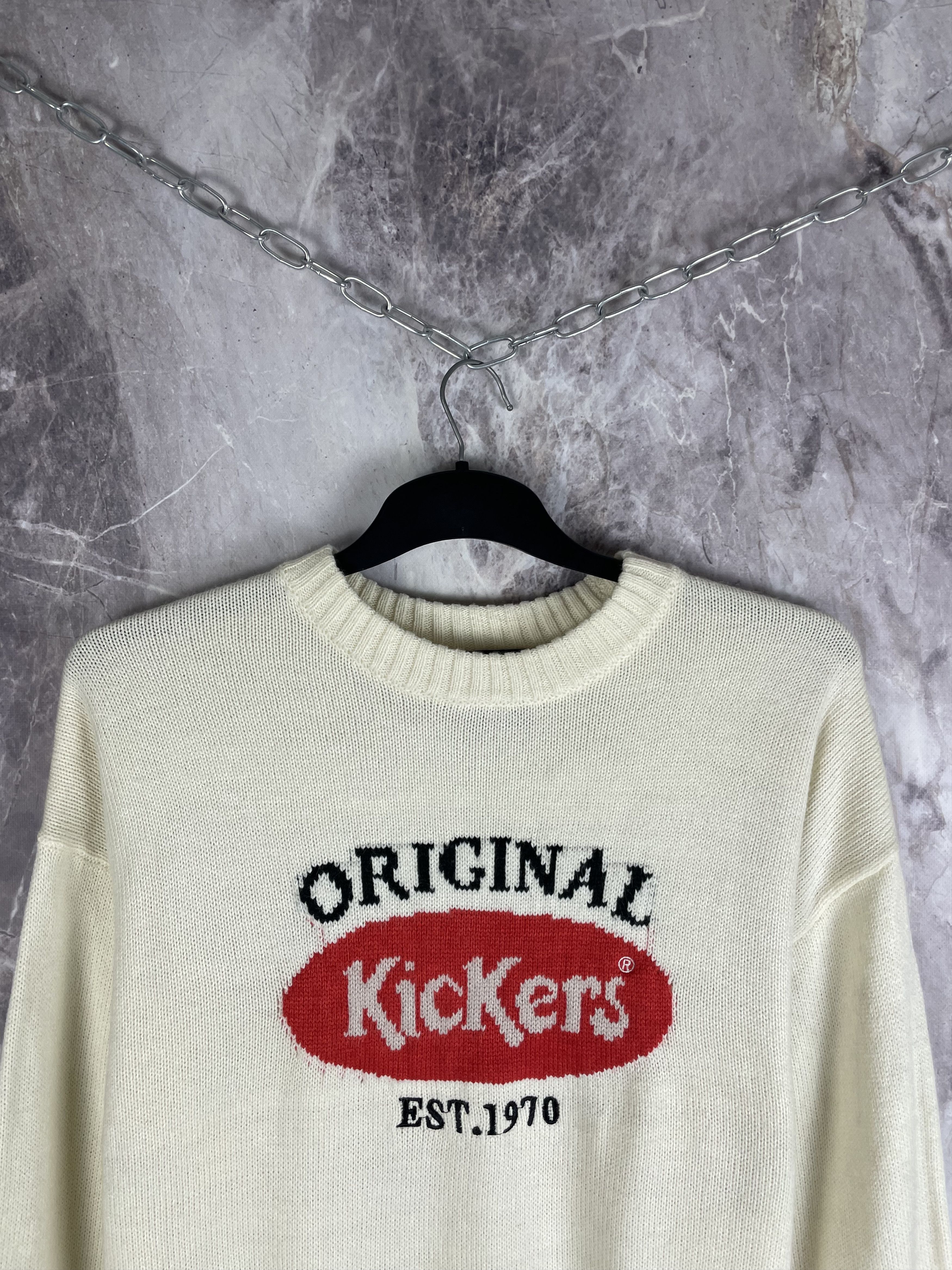 Kickers Kickers Vintage Knitted Sweater Men's M Size US M / EU 48-50 / 2 - 3 Thumbnail