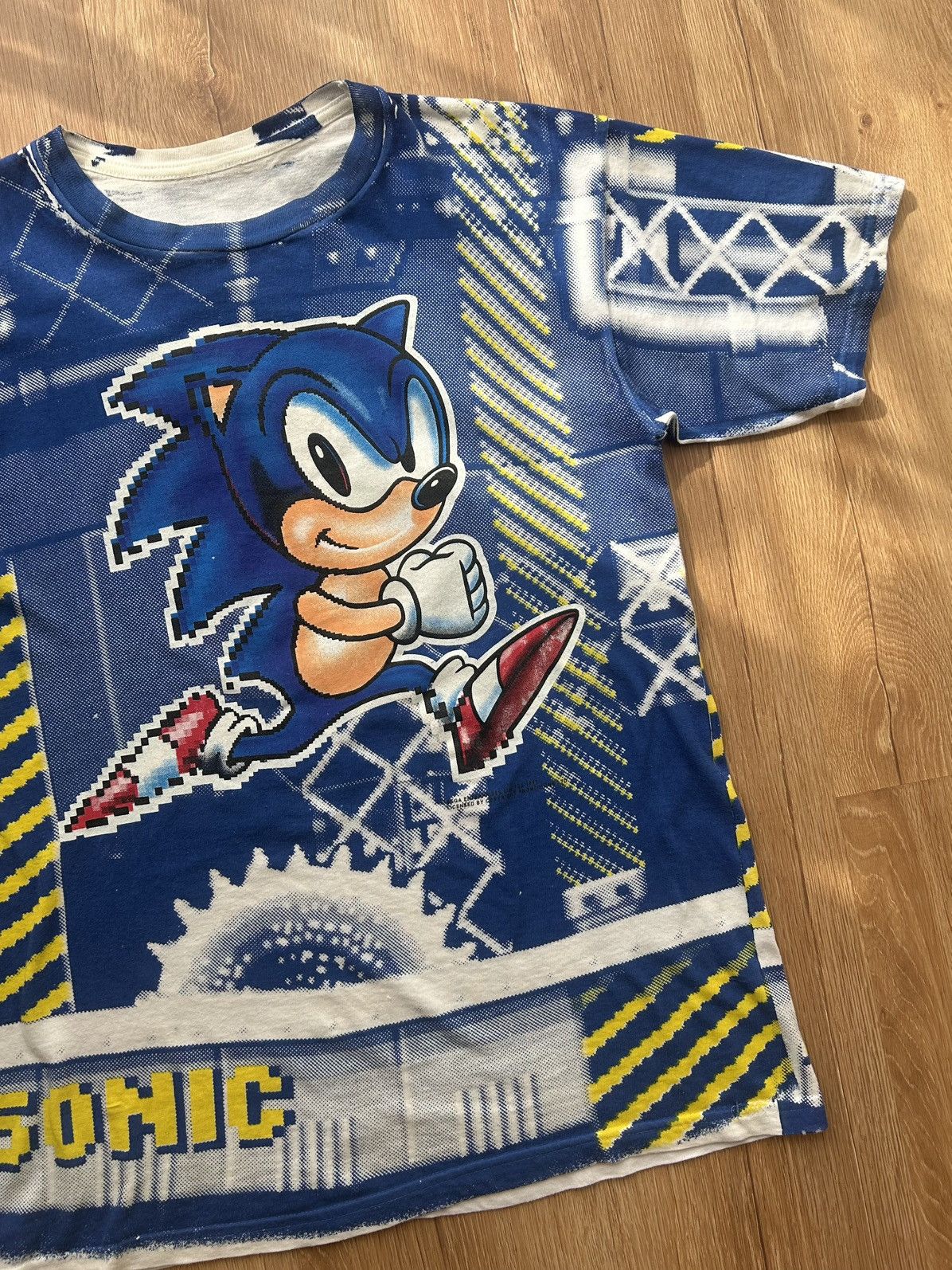 Cartoon Network 1991 Sonic The Hedgehog Sega T-shirt Size US L / EU 52-54 / 3 - 3 Thumbnail