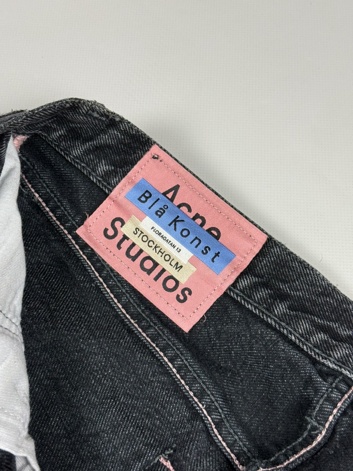 Acne Studios Acne Studios Bla Konst 1996 Used Distressed Denim Jeans Size US 29 - 14 Thumbnail