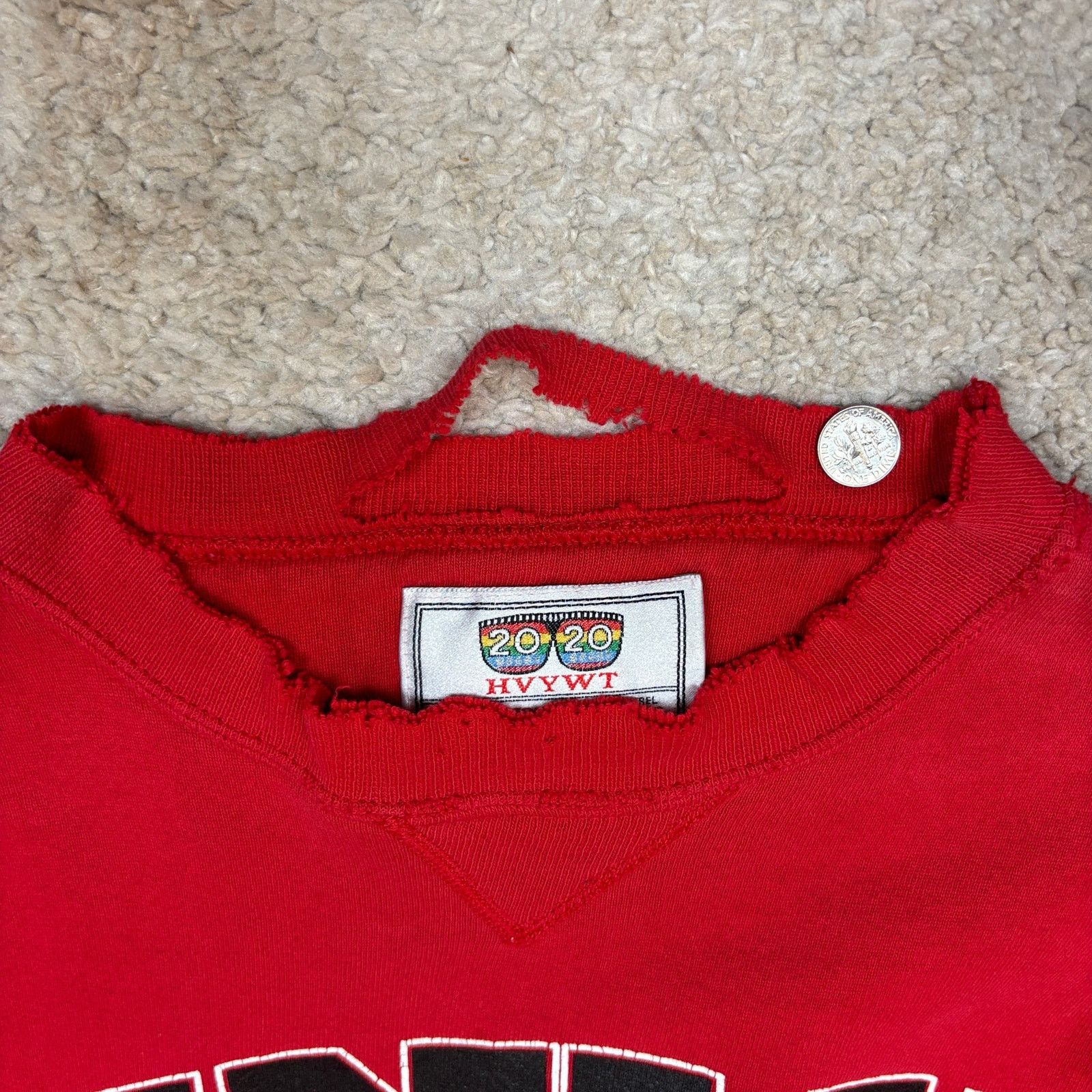 Vintage Vintage 90s UNLV University Las Vegas Sweatshirt Men's Large Size US L / EU 52-54 / 3 - 9 Thumbnail