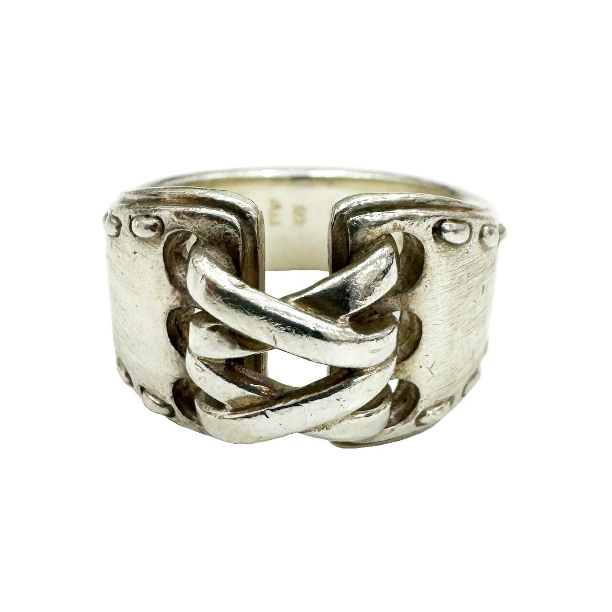 image of Hermes Mexico Ring Sv925 50 Approx. Size 10 Women's Silver Sv 925
