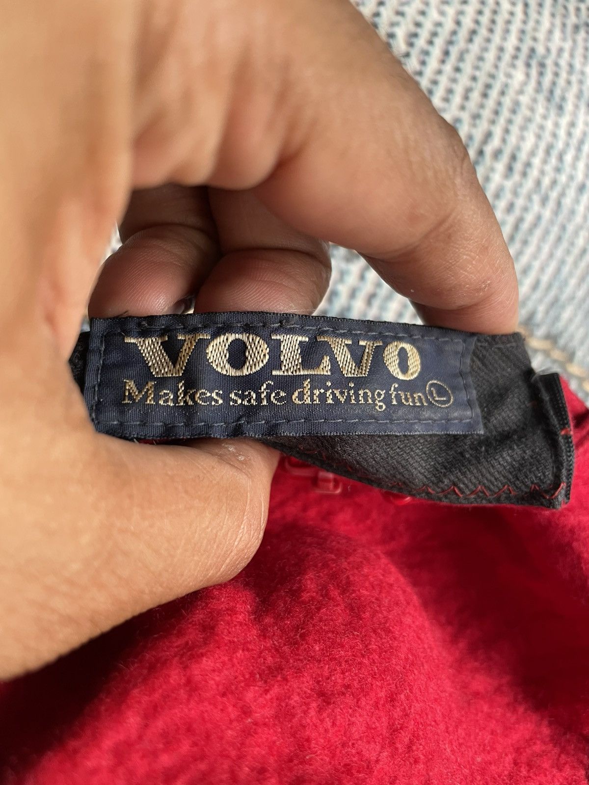 Formula 1 VINTAGE VOLVO Japan Snapback Embroidery logo gold chain Rare Size ONE SIZE - 6 Thumbnail