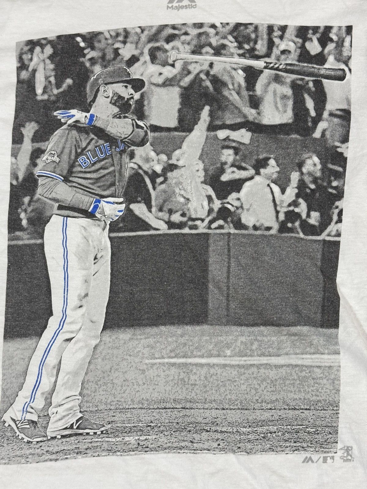 MLB × Majestic × Vintage Early 2000’s Toronto Blue Jays Jose Bautista Tee Size US M / EU 48-50 / 2 - 3 Thumbnail