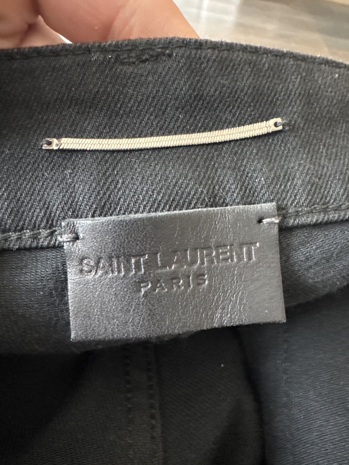 Yves Saint Laurent YSL Black Denim Jeans Size US 29 - 5 Thumbnail