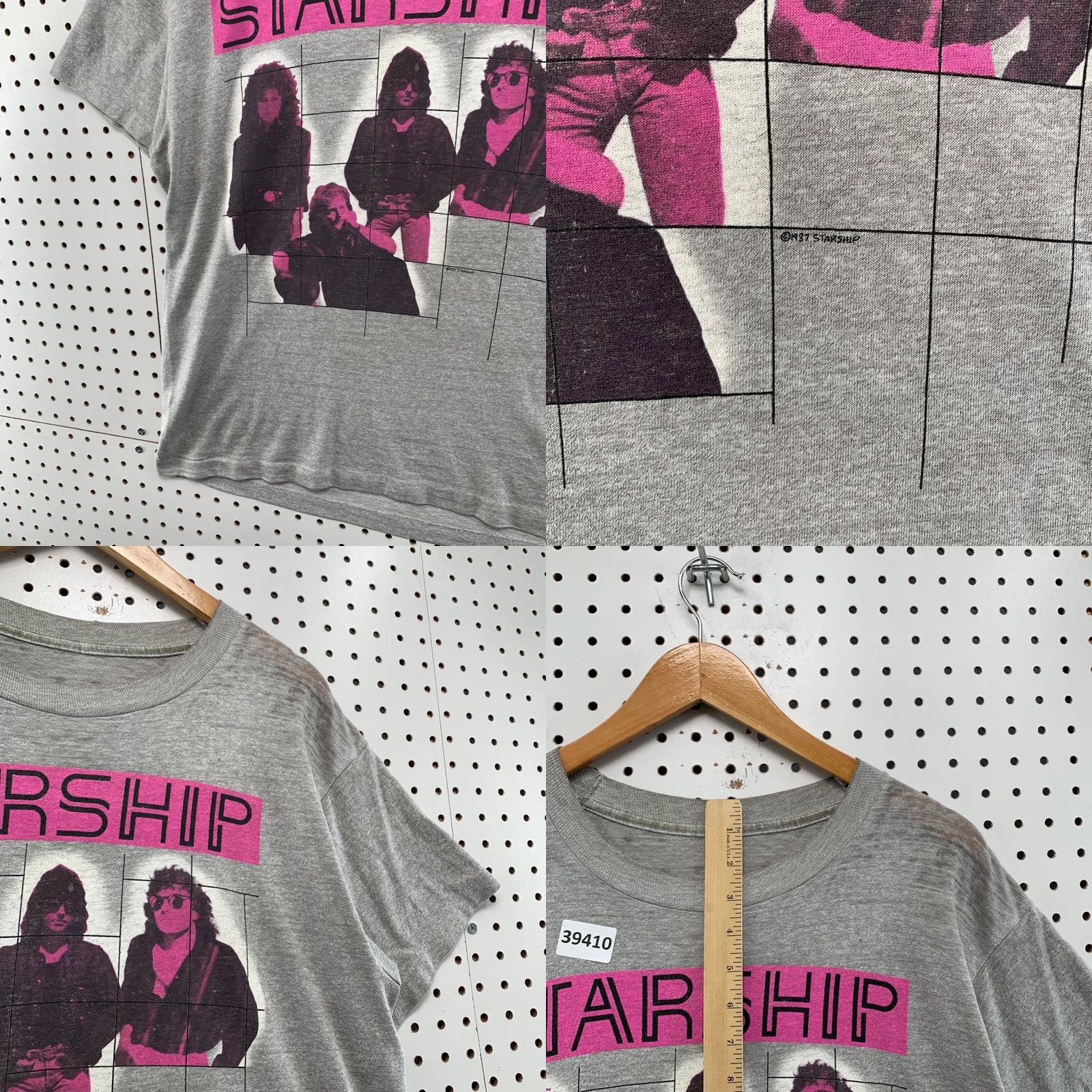 Vintage VINTAGE Starship Shirt Mens L Gray ITS NOT OVER Music 80s Single Stitch 22x27 Size US L / EU 52-54 / 3 - 8 Thumbnail