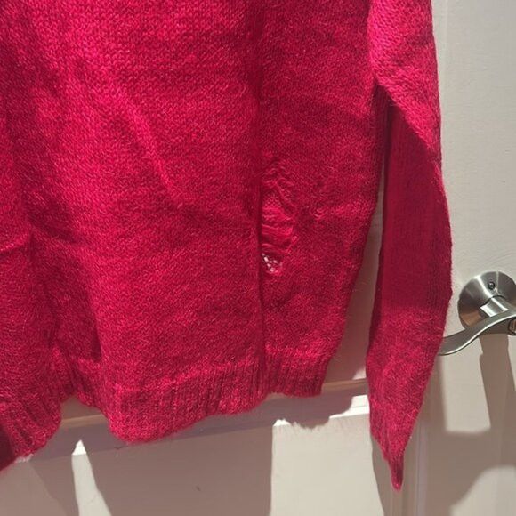 Andersson Bell ANDERSSON BELL large cherry red crew neck sweater ssense Size L / US 10 / IT 46 - 11 Thumbnail