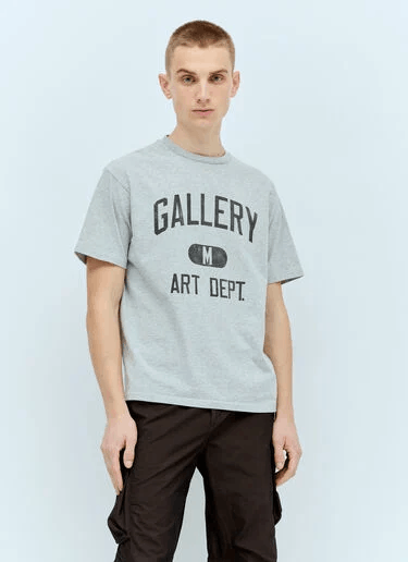 Gallery Dept. Gallery Dept Art Dept Grey/Black Department Tee - Sz: 2XL Size US XXL / EU 58 / 5 - 2 Thumbnail