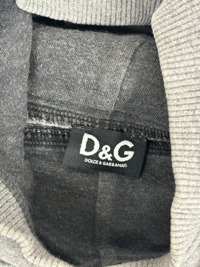 Dolce & Gabbana 2000s Dolce & Gabbana Grey Embroidered Nothing to Lose Hoodie Size US M / EU 48-50 / 2 - 8 Thumbnail