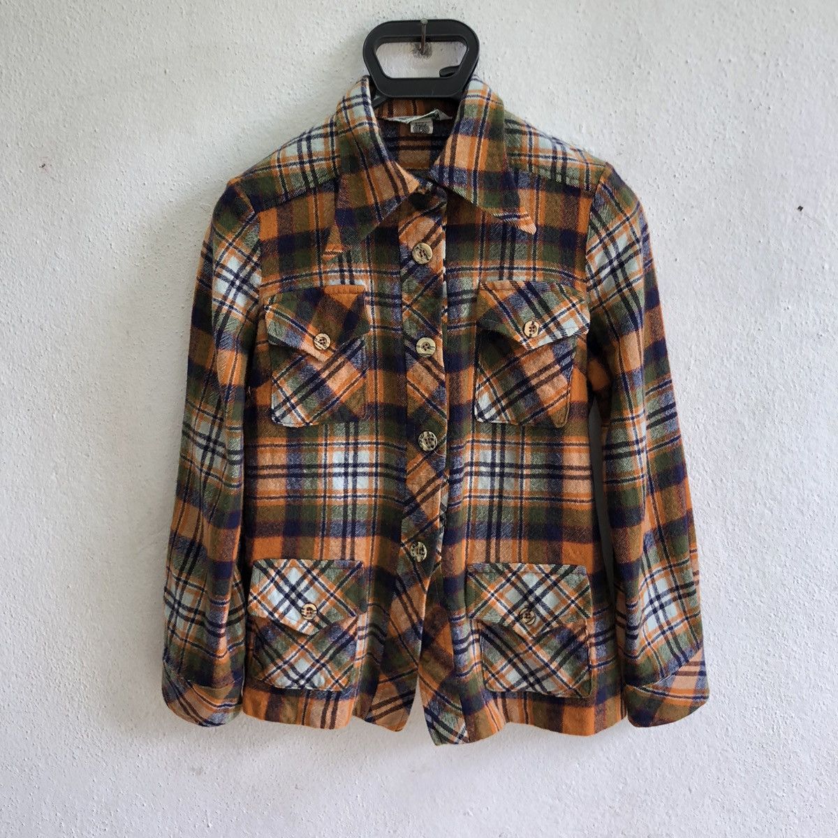 Vintage vintage CALIFORNIA SPORTWEAR wool flannel Size XS / US 0-2 / IT 36-38 - 1 Thumbnail