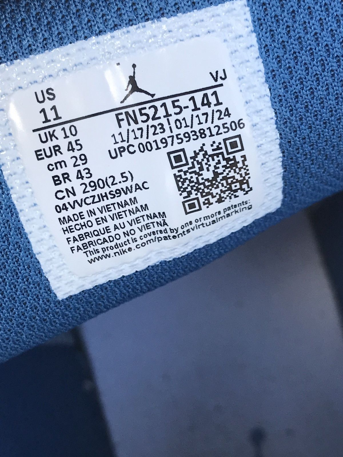 Jordan Brand Air Jordan 1 Mid Industrial Blue Size 11 Size US 11 / EU 44 - 6 Thumbnail