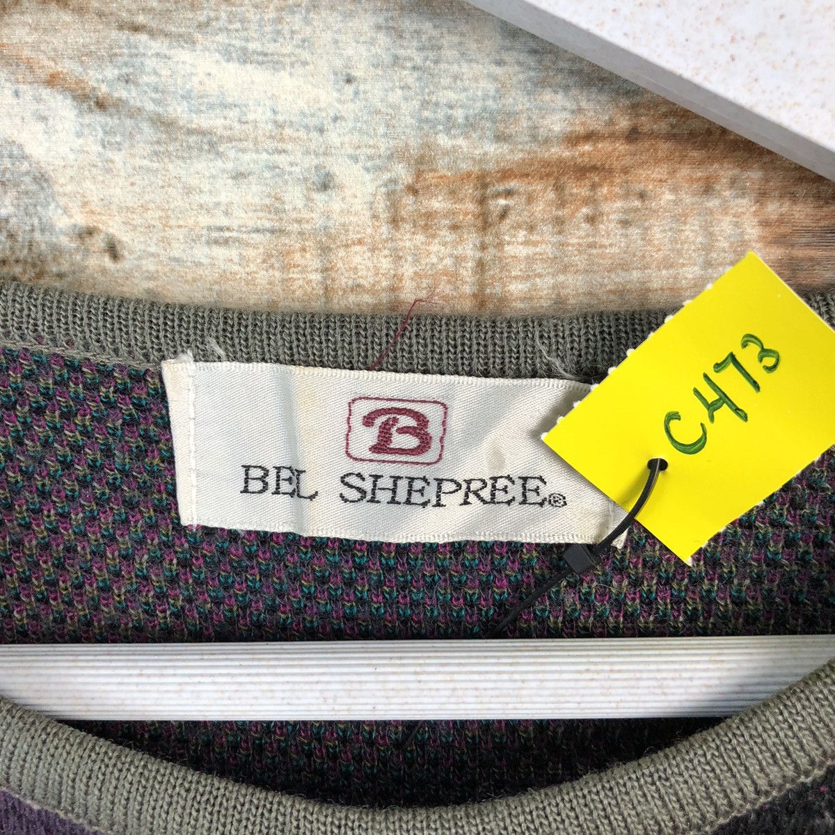 Japanese Brand DL Bel Shepree vintage art Gray Knitwear sweatshirt #C473 Size M / US 6-8 / IT 42-44 - 12 Thumbnail