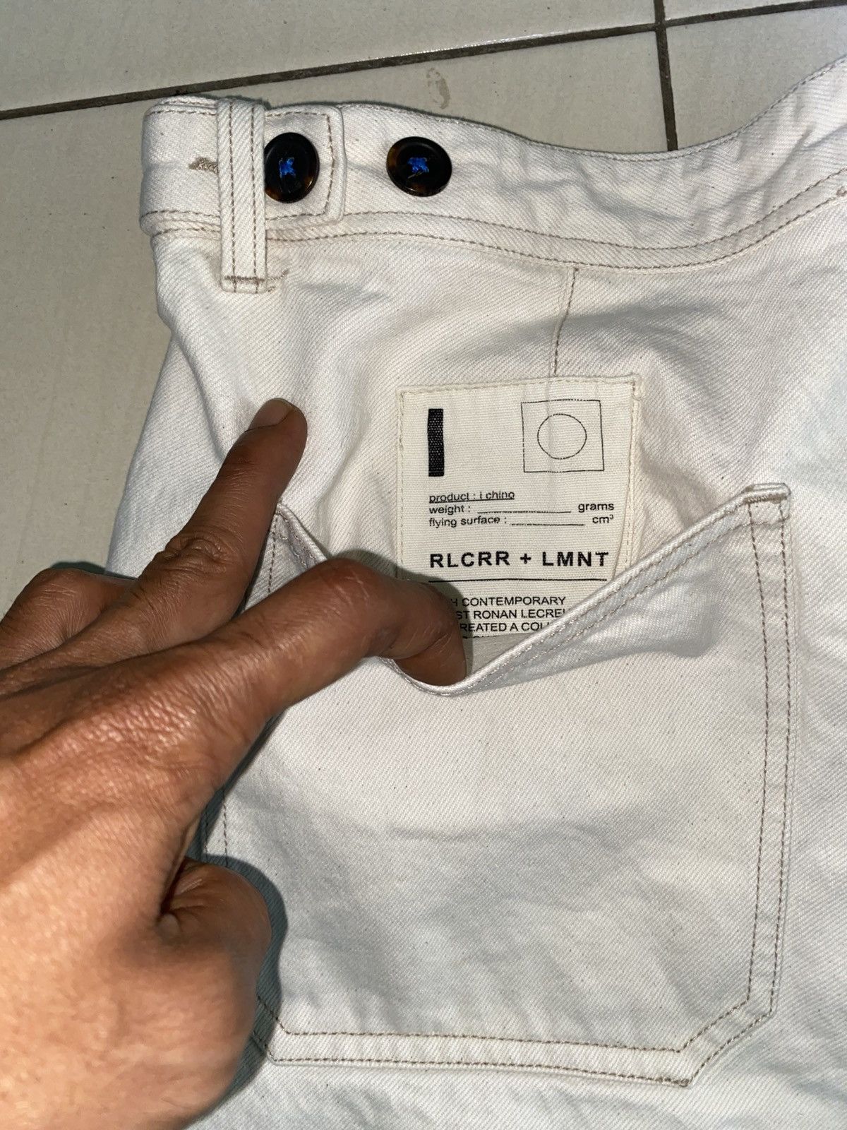 Element Element x Ronan Lecreurer Atelier - Unisex Chinos Baggy Size US 36 / EU 52 - 4 Thumbnail
