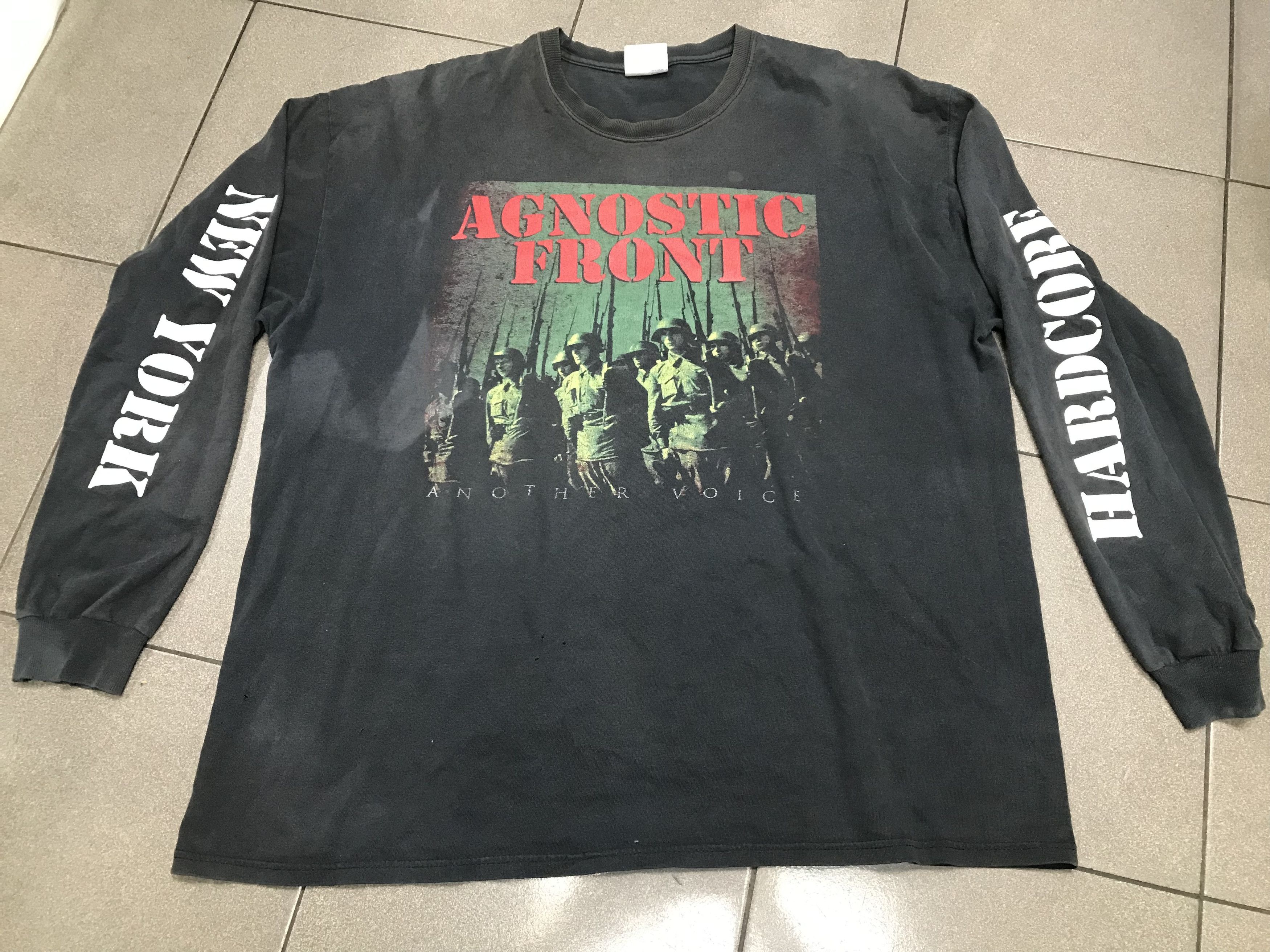 Band Tees AGNOSTIC FRONT TOUR 2005 (sturgis faded distress) Size US XL / EU 56 / 4 - 1 Thumbnail