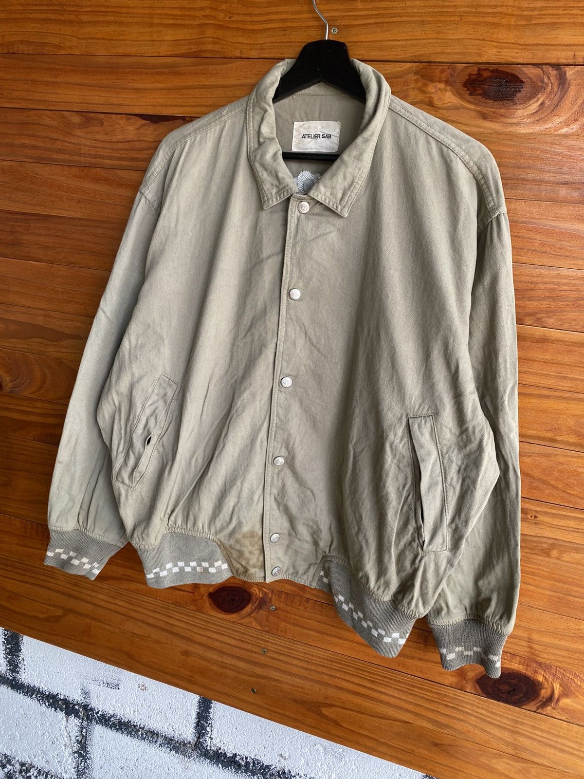 Japanese Brand Vintage Atelier SAB “Printemps et Été” Paris France Jacket Size US L / EU 52-54 / 3 - 4 Thumbnail