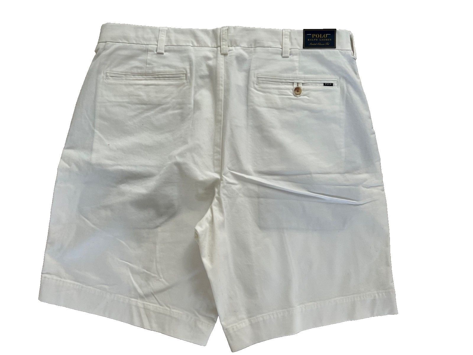 Polo Ralph Lauren Polo Ralph Lauren Cotton Classic Fit Shorts White ( 36 ) Size US 36 / EU 52 - 2 Thumbnail