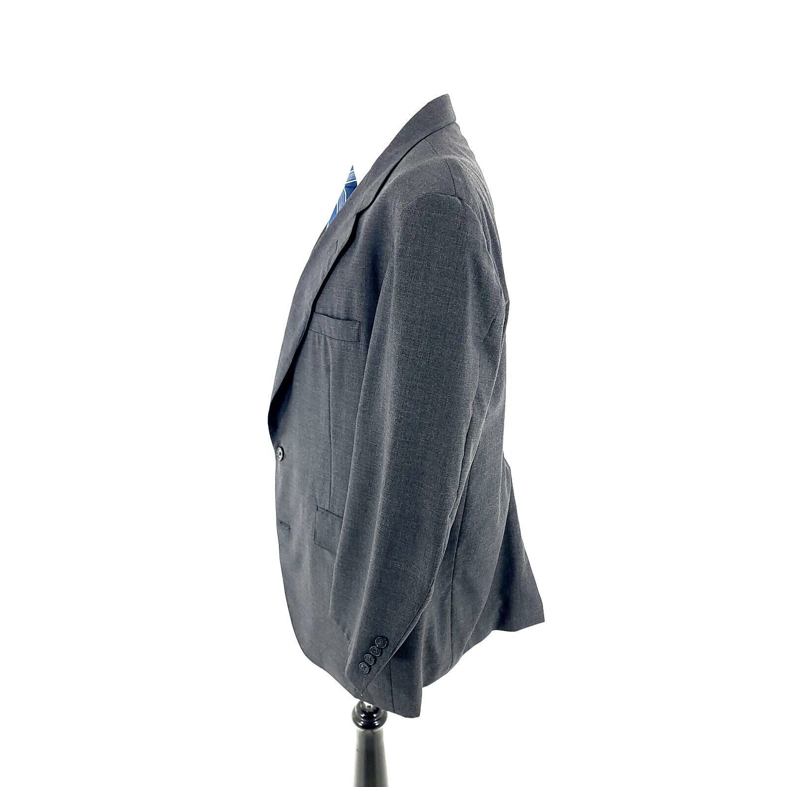 Southwick Bespoke Southwick Wool 2 Button Blazer 42R Gray Made In USA Size 42R - 5 Thumbnail