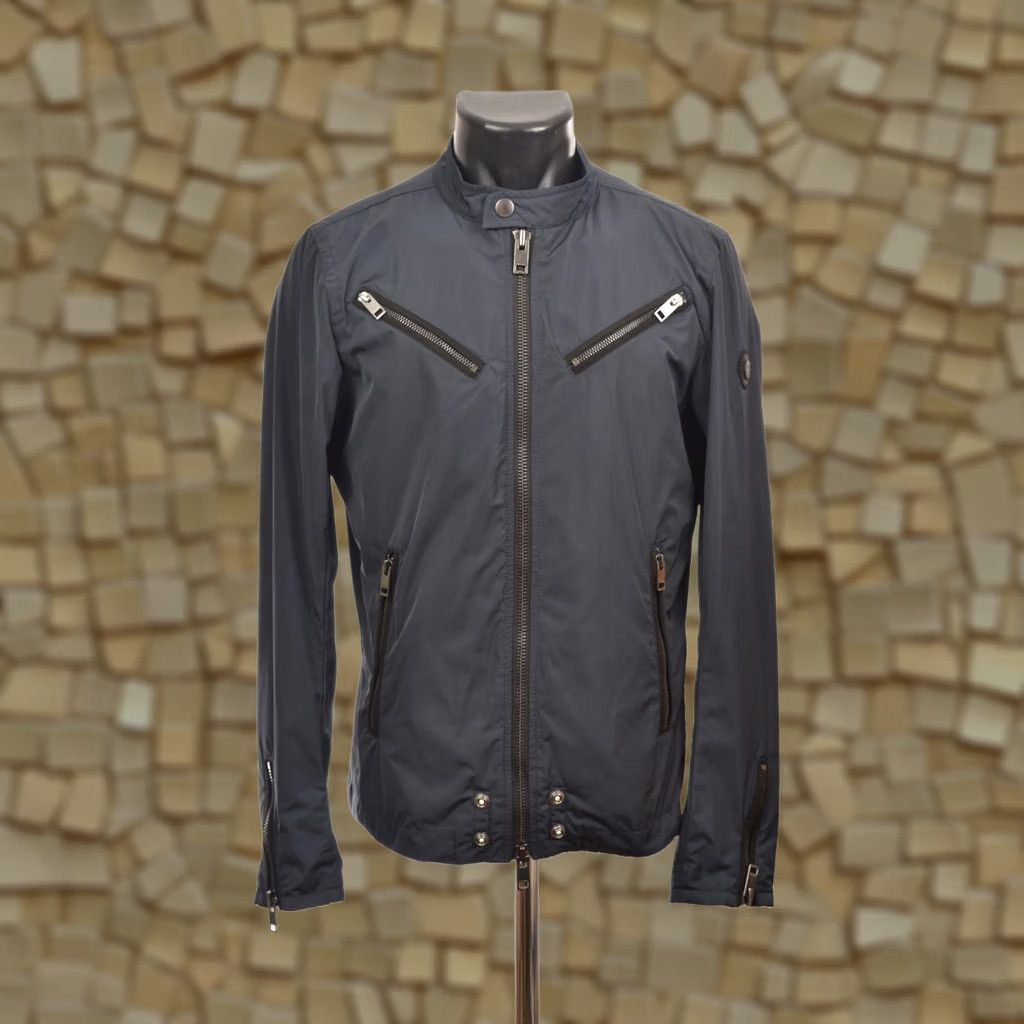Diesel Diesel Jacket Biker Blue Vintage Dupont Teflon Size S Mens Size US S / EU 44-46 / 1 - 1 Thumbnail