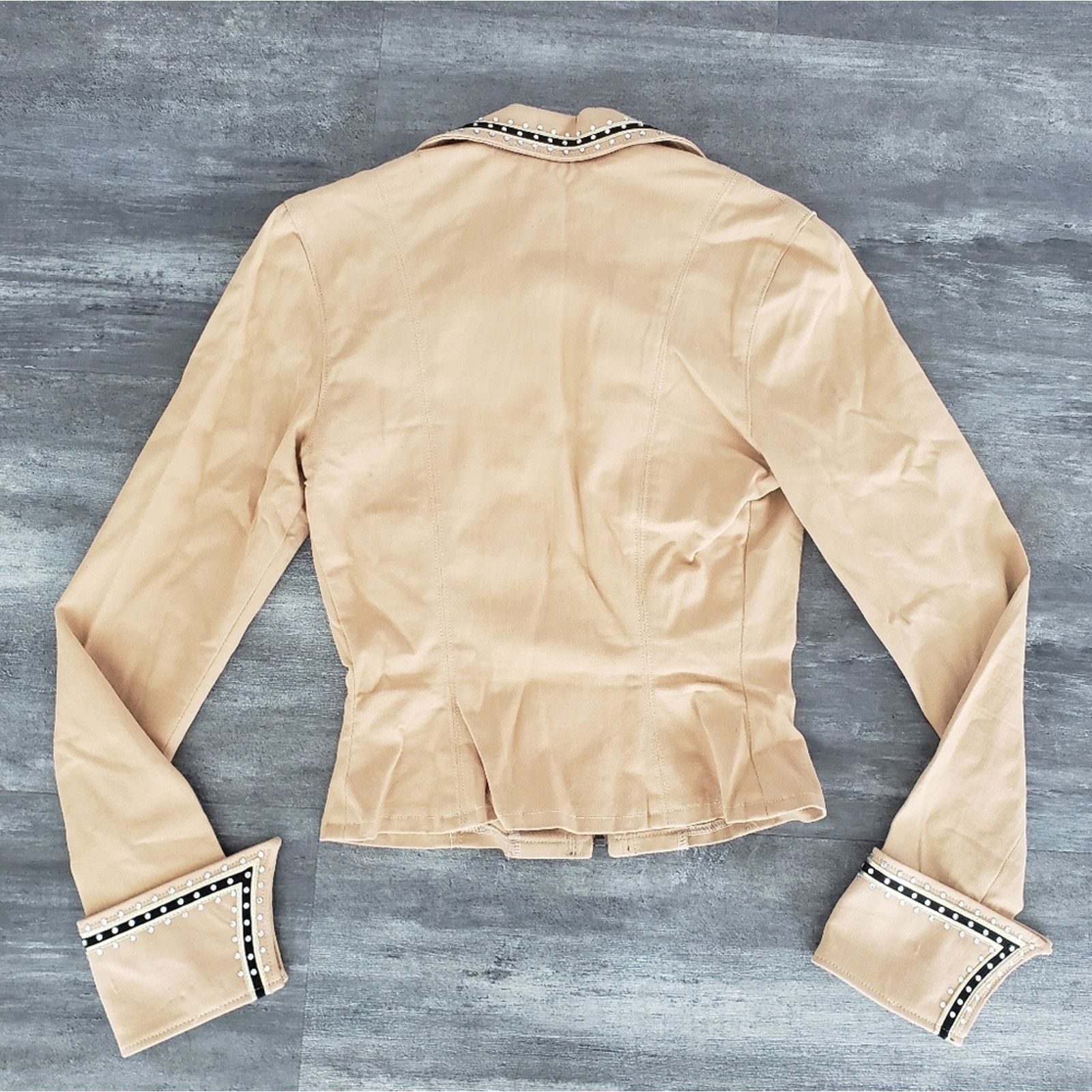 Designer Nude Diamond Detailed DO Horse Show Jacket Size M / US 6-8 / IT 42-44 - 2 Thumbnail