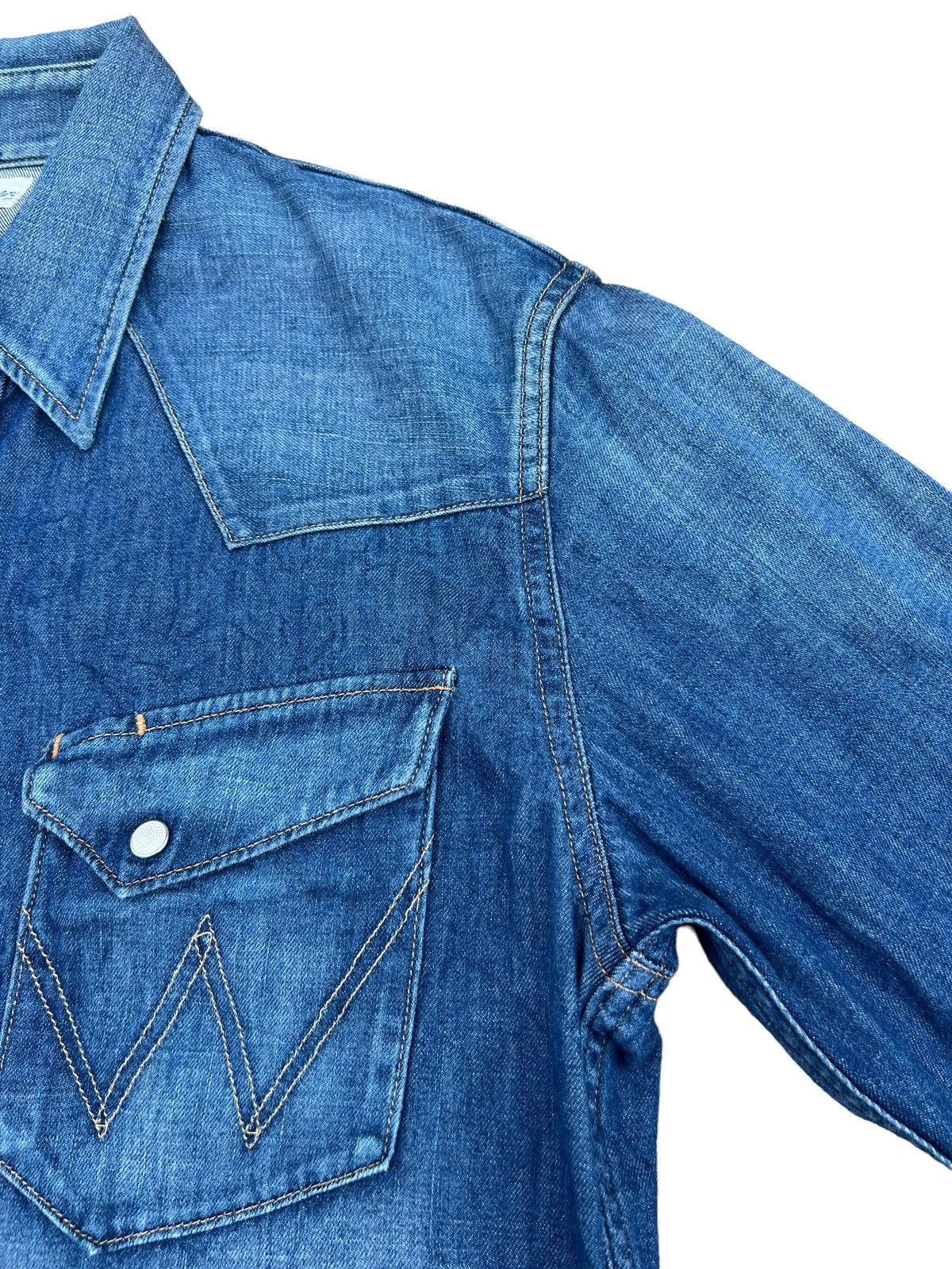 Wrangler Vintage Wrangler Blue Bell Denim Western Shirt Size US M / EU 48-50 / 2 - 10 Thumbnail