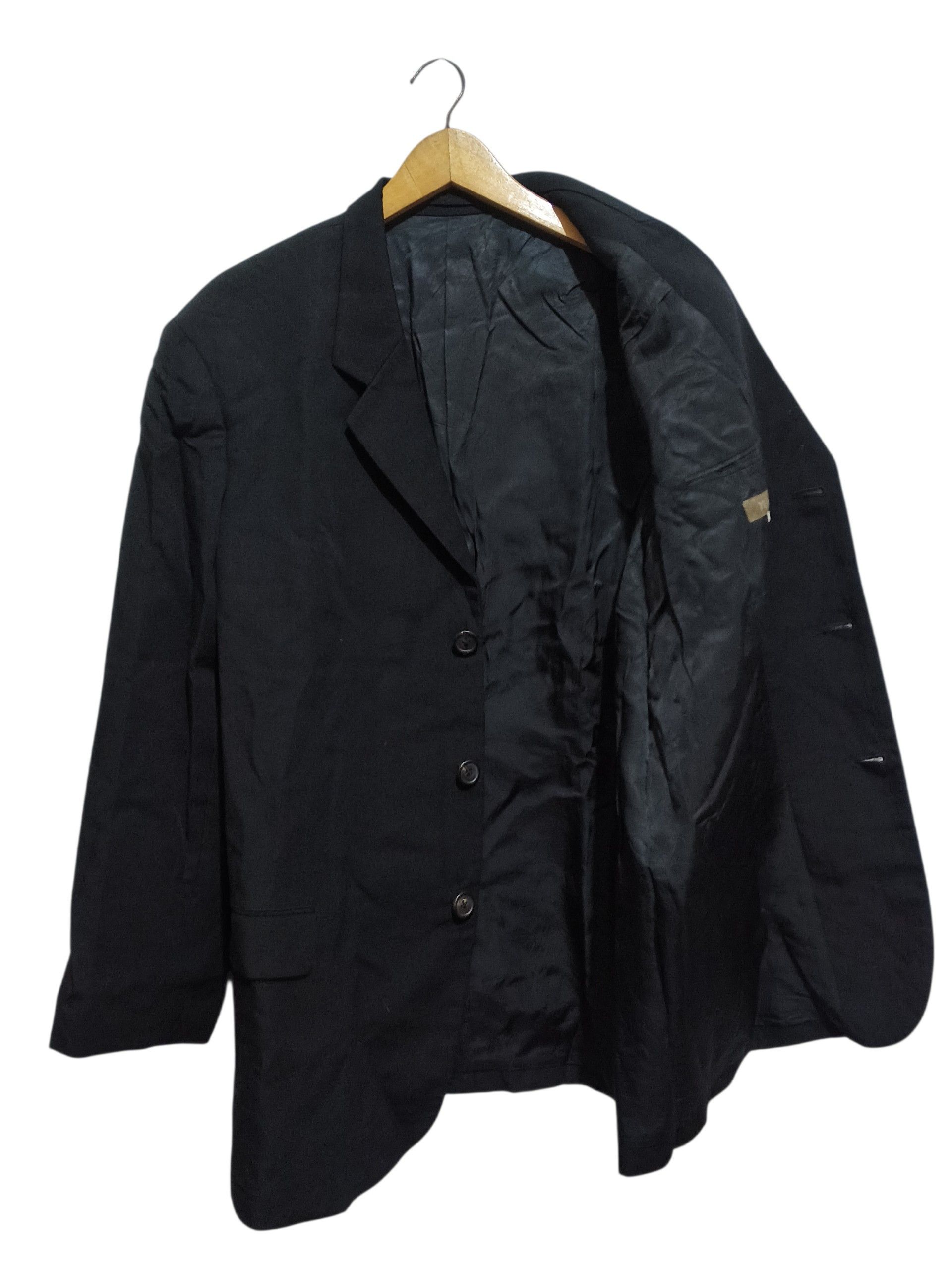 Yohji Yamamoto 🔥Vintage 90s Y's For men Oversized 3 Button Wool Blazer Size 48R - 3 Thumbnail