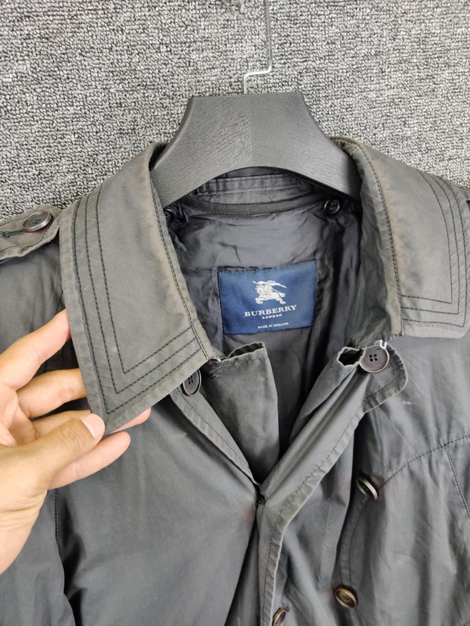 Burberry Vintage Burberry Double Breasted Trench Coat With Belted Size US L / EU 52-54 / 3 - 13 Thumbnail