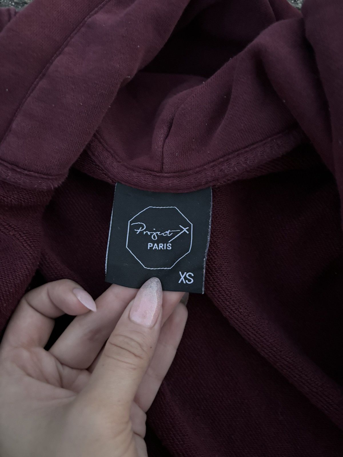 Designer × Vintage Y2k Project X Paris burgundy neoprene jacket Size XS / US 0-2 / IT 36-38 - 5 Thumbnail