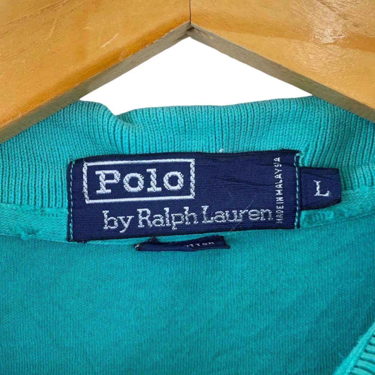 Polo Ralph Lauren Vintage 90’ POLO RALPH LAUREN Small Pony Green Polo Tee Size US L / EU 52-54 / 3 - 5 Thumbnail