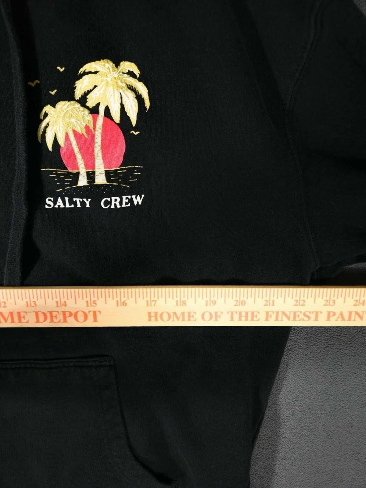 Other Salty Crew Hoodie Black Palm Tree Sunset Graphic Size L#4 Size US L / EU 52-54 / 3 - 3 Thumbnail