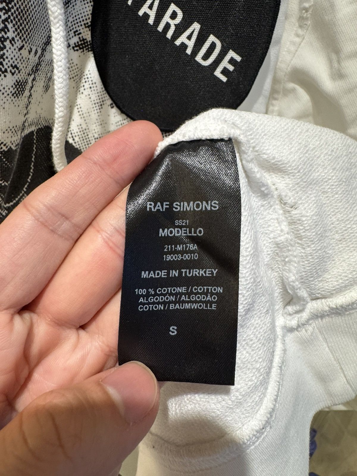 Raf Simons Raf Simons SS2021 'Sun Dance' Distresses Hoodie OVERSIZED Size US S / EU 44-46 / 1 - 3 Thumbnail