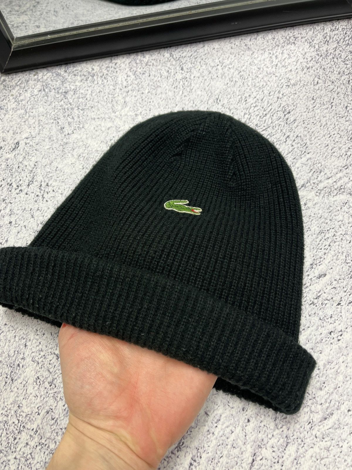 Lacoste Vintage Lacoste Acrylic Beanie Hat 90s Made In France Hype Size ONE SIZE - 8 Thumbnail