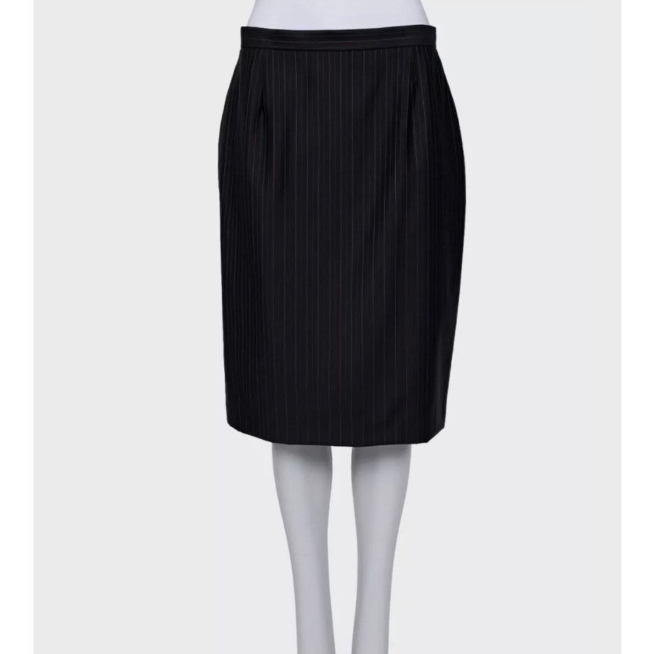 Dior Christian Dior Black Striped Wool Suit FR44 XXL Size L / US 10 / IT 46 - 4 Thumbnail