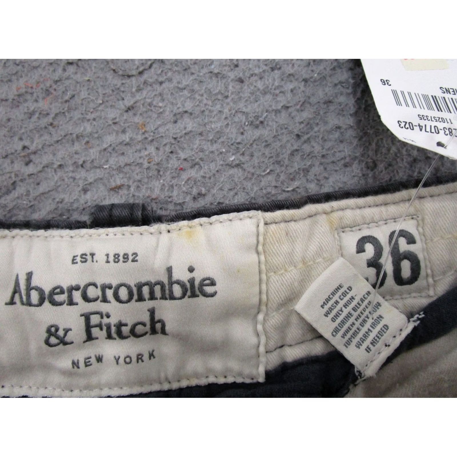 Vintage VTG Aeropostale Baggy Heavy Cargo Shorts Mens Size 36 Drawstring Gray 90s Pockets Cargo Shorts Mens Size US 36 / EU 52 - 6 Thumbnail