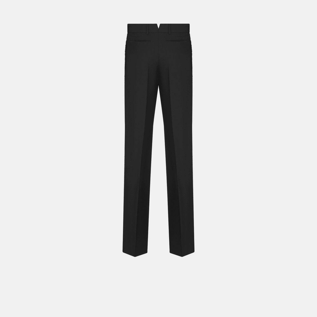 Dior o1w1db11024 CD Diamond Embroidered Pants in Black Size US 36 / EU 52 - 2 Thumbnail