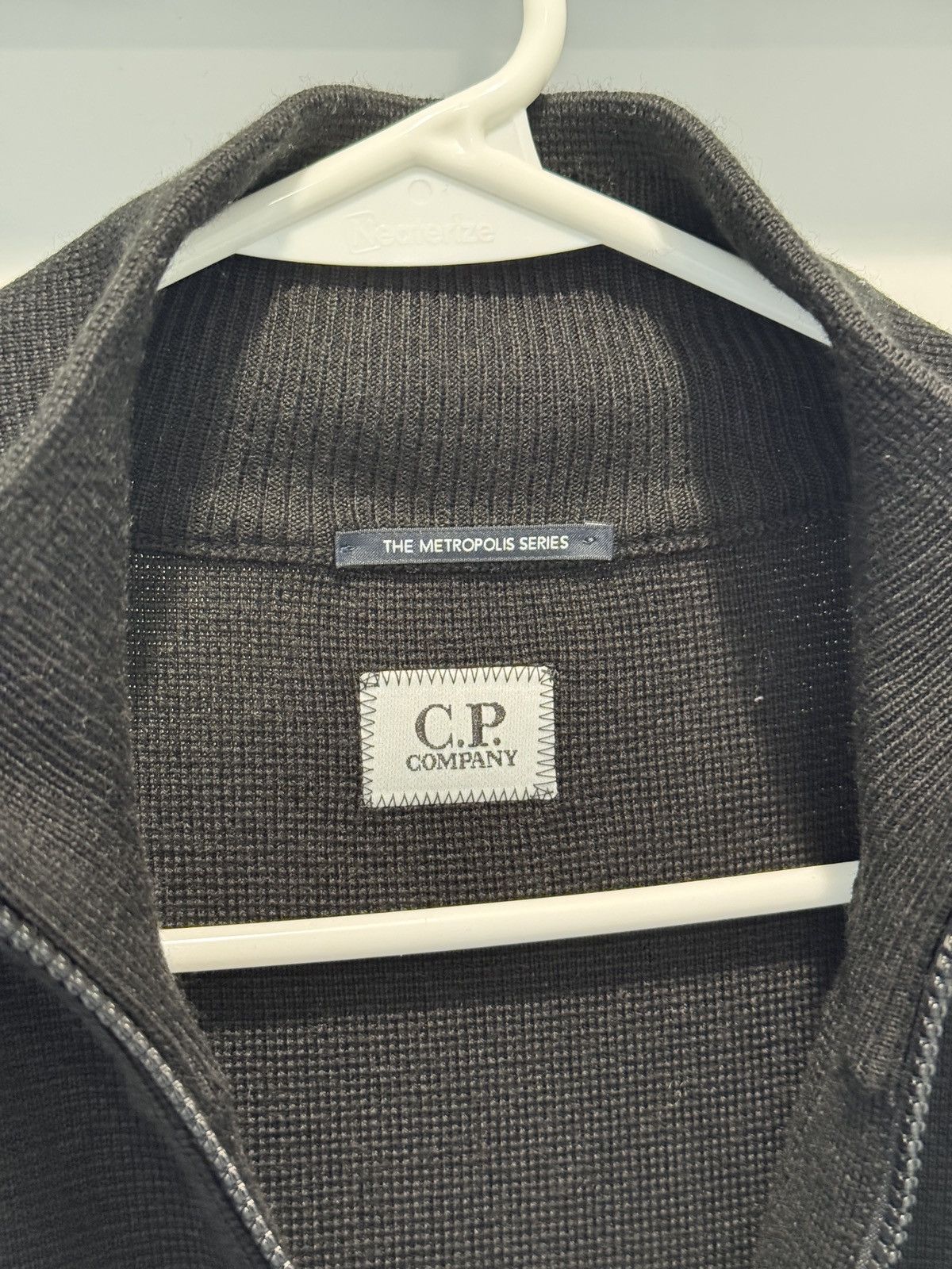 C.P. Company CP Company Metropolis Merino Wool Knit Full Zip Black Sz 50 Size US S / EU 44-46 / 1 - 8 Thumbnail