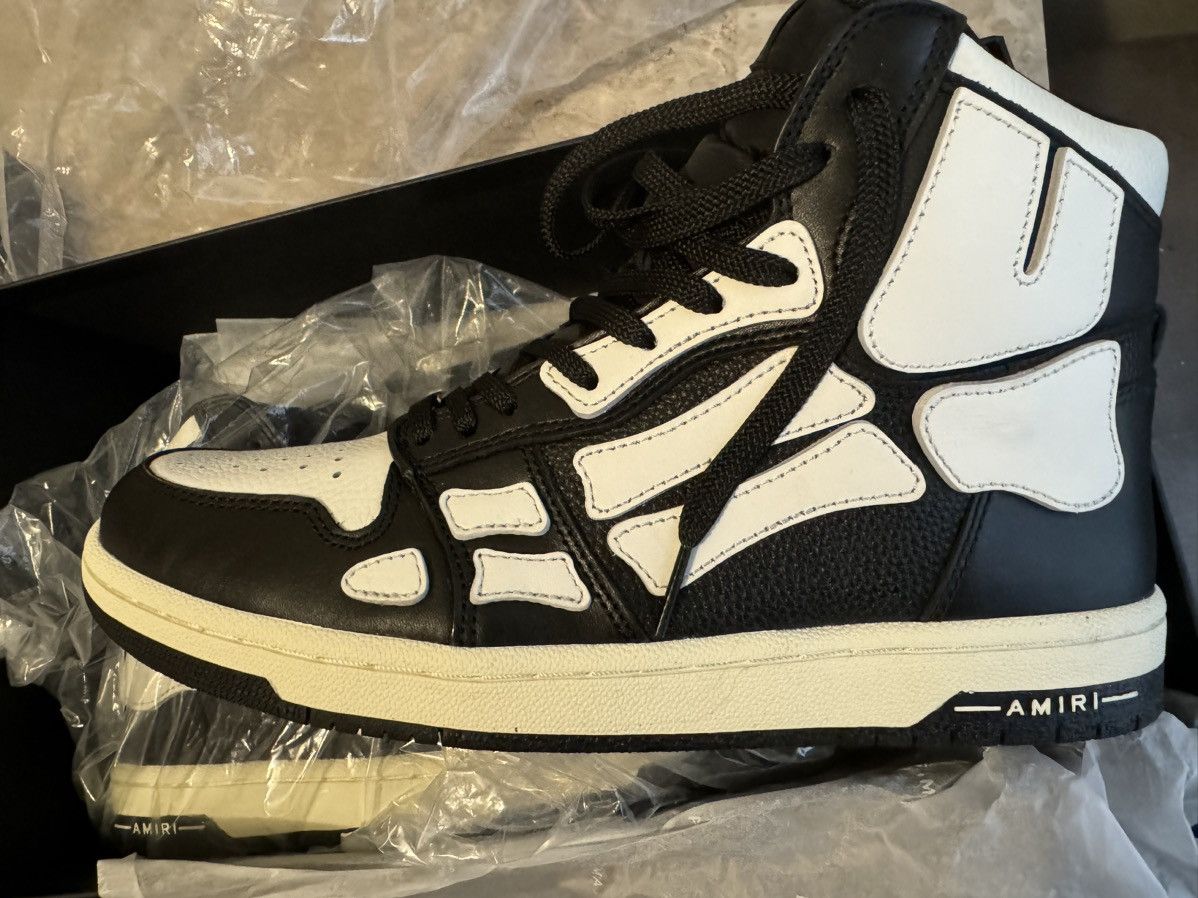 Amiri Amiri - Skeleton high-top leather sneakers Size US 9 / EU 42 - 4 Thumbnail