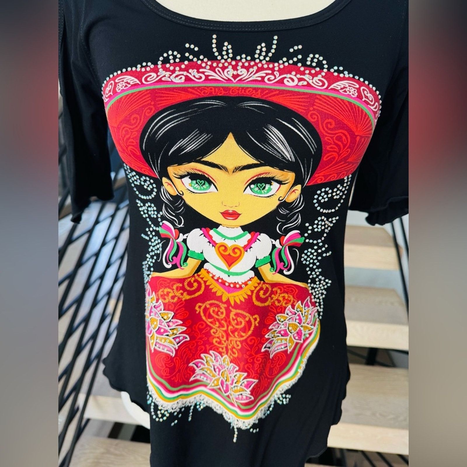 Other New Iay Guey Black Graphic Women's Top size S Size S / US 4 / IT 40 - 2 Thumbnail