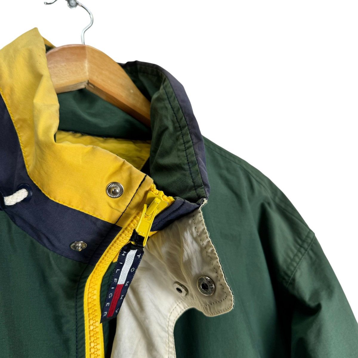 Tommy Hilfiger ⚡️TOMMY HILFIGER SAILING GEAR HOODIE COLOUR WAY JACKET Size US L / EU 52-54 / 3 - 6 Thumbnail