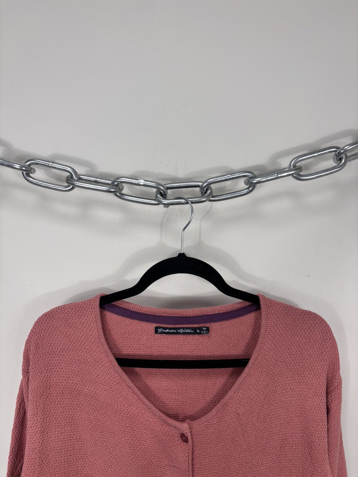Gudrun Sjoden Gudrun Sjoden Women’s Rose Textured Knit Cardigan Sweater Size XL / US 12-14 / IT 48-50 - 3 Thumbnail