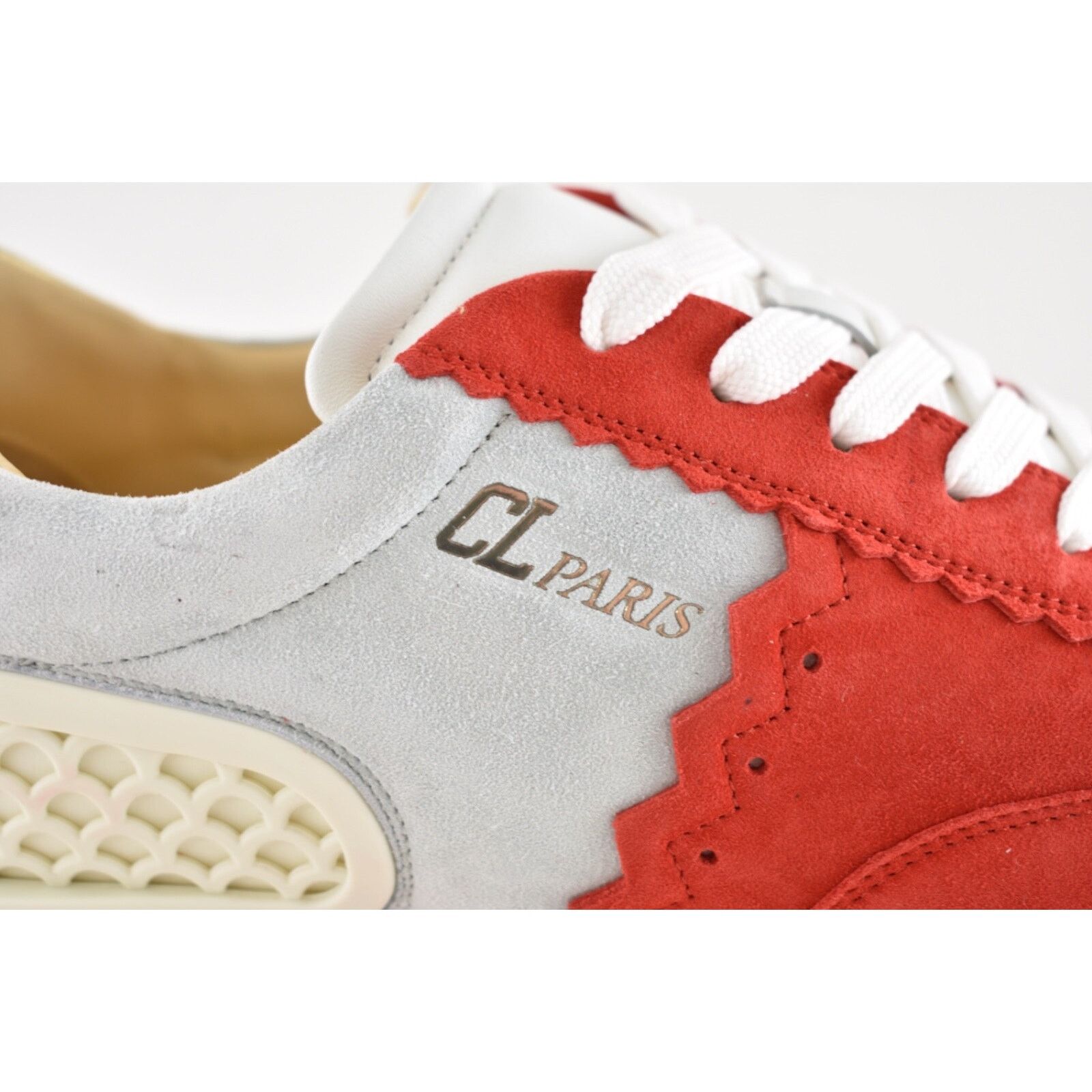 Christian Louboutin Christian Louboutin Mens Loubishark Flat Red Suede Size US 9 / EU 42 - 5 Thumbnail