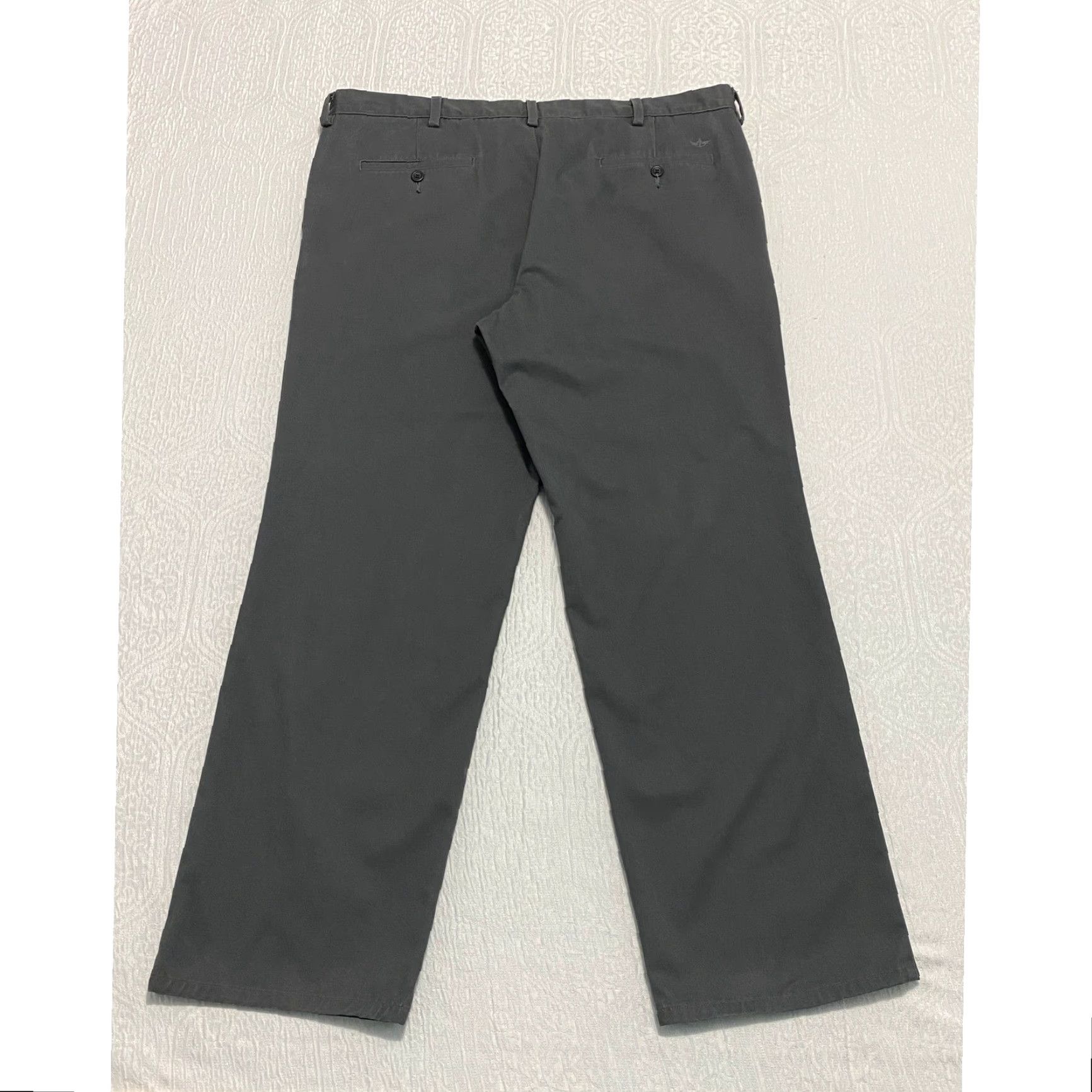 Dockers Dockers Mens 40x30 Straight Fit Flat Front Chino Pants Charcoal Gray Size US 40 / EU 56 - 5 Thumbnail