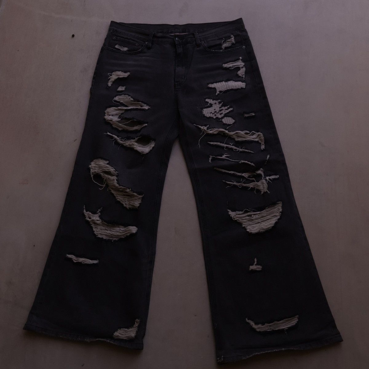 Vintage Handmade Rust distressed jeans Size US 36 / EU 52 - 1 Thumbnail
