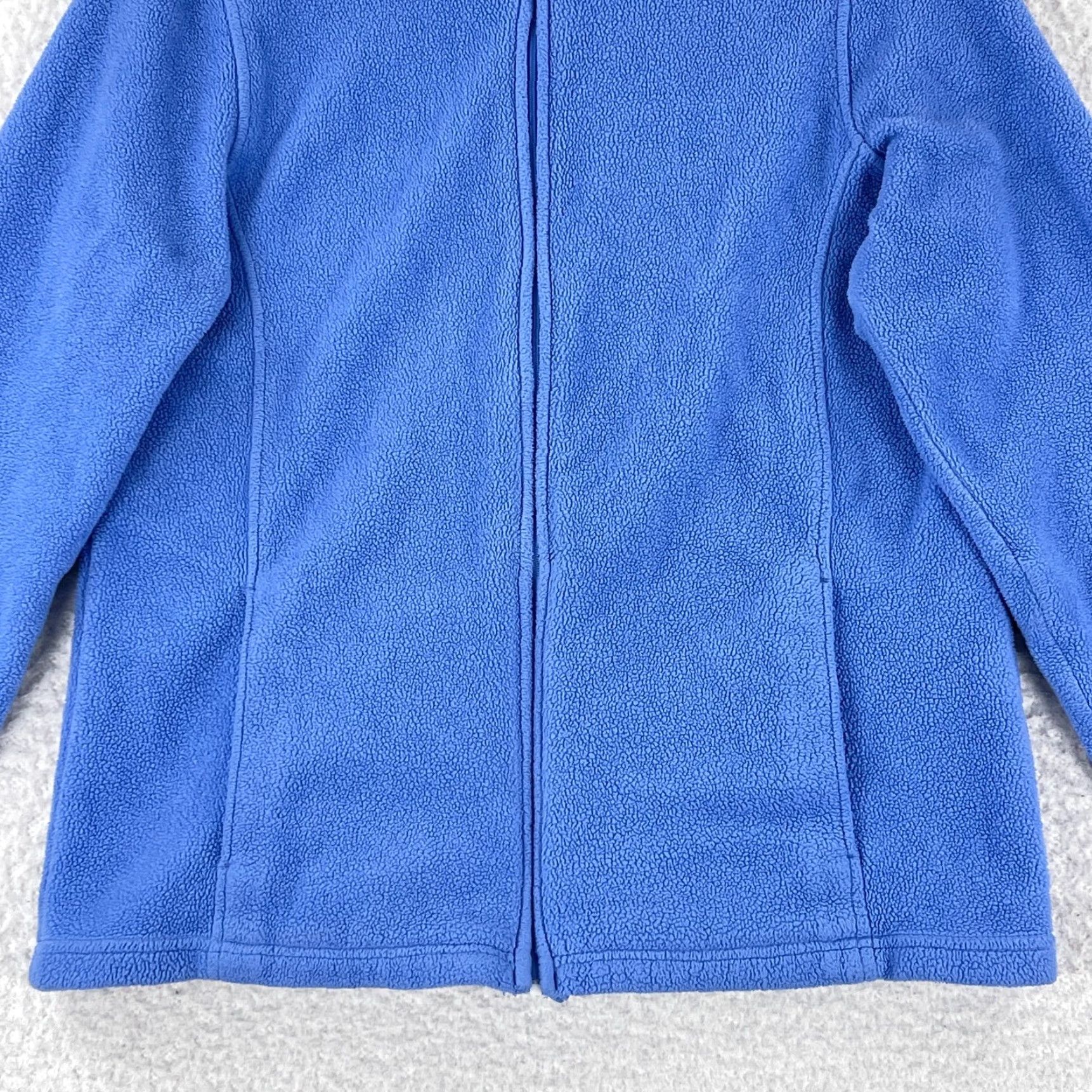 Vintage L.L. Bean Blue Fleece Full Zip Sweater Womens Long Sleeve Mock Neck Size Medium Regular Size M / US 6-8 / IT 42-44 - 5 Thumbnail