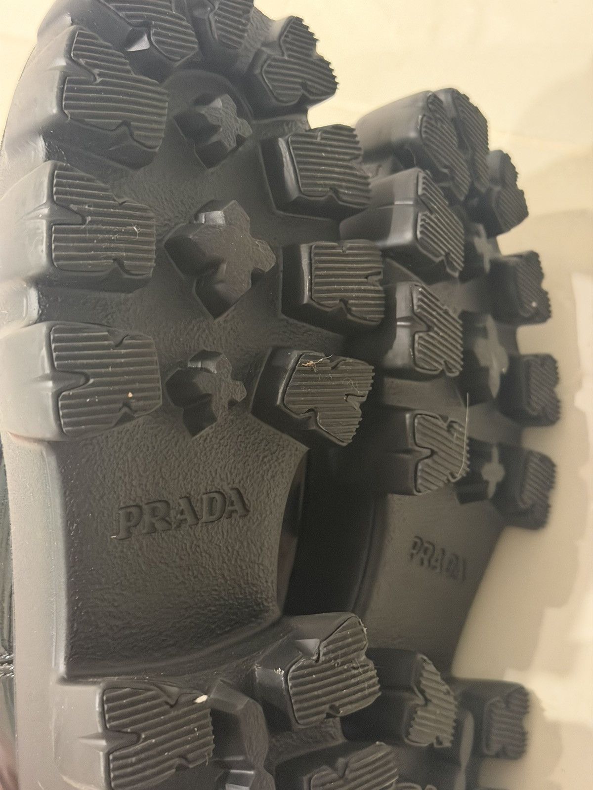 Prada PRADA MONOLITH ANKLE BOOTS SIZE 35.5 Size US 5.5 / IT 35.5 - 5 Thumbnail