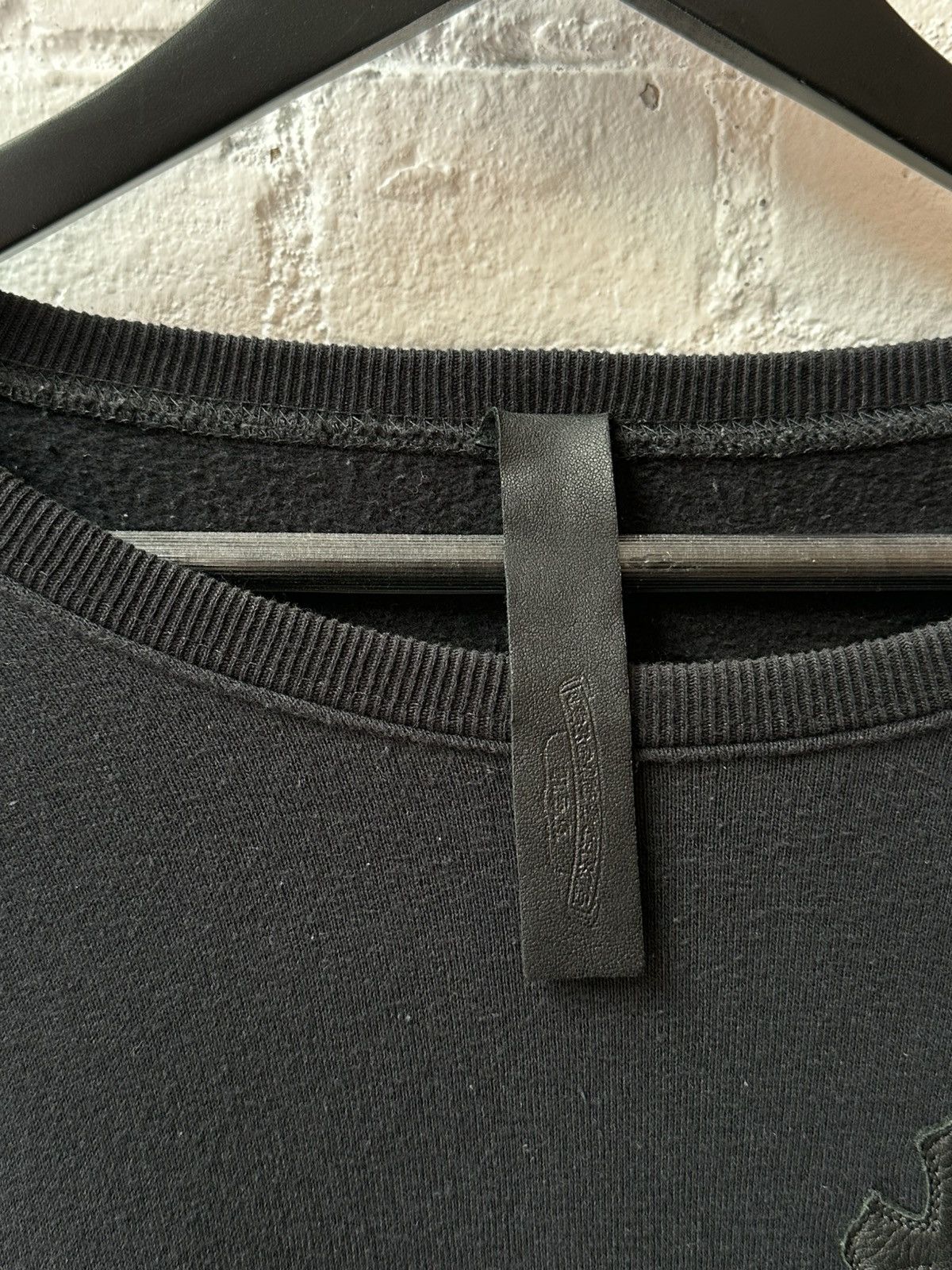 Chrome Hearts CHROME HEARTS LEATHER SLEEVE CREWNECK Size US L / EU 52-54 / 3 - 5 Thumbnail