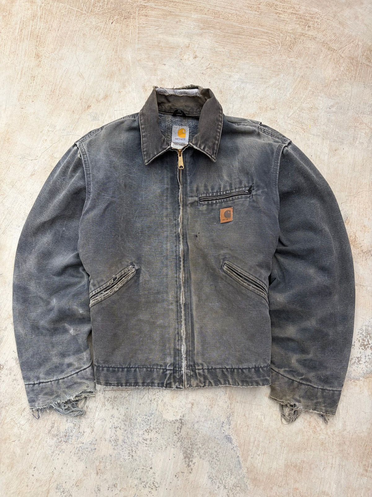 Vintage 00s Sunfaded Carhartt Detroit Jacket J97 PTL
