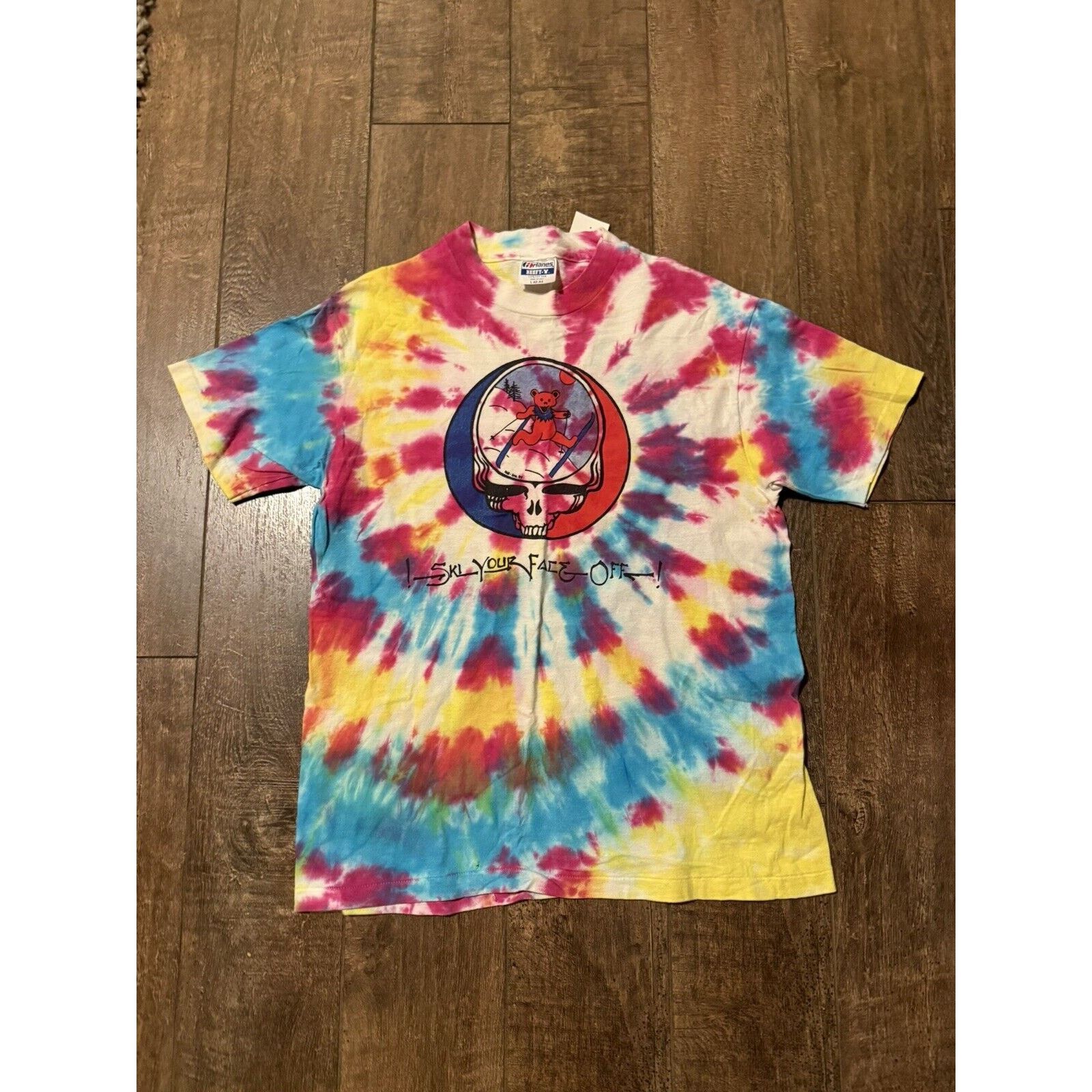 Hanes 1989 Grateful Dead Ski Shirt Vintage Size US L / EU 52-54 / 3 - 1 Thumbnail