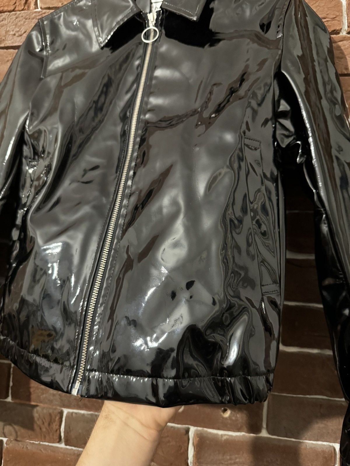 Eytys Ultra Rare Eytys Patent Vinyl Avant Garde Designer Jacket Size US XS / EU 42 / 0 - 8 Thumbnail