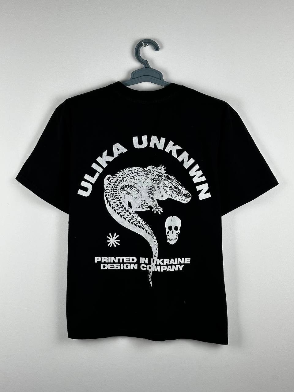 Vintage Ukrainian Streetwear Black Oversized T SHIRT Size US L / EU 52-54 / 3 - 1 Thumbnail