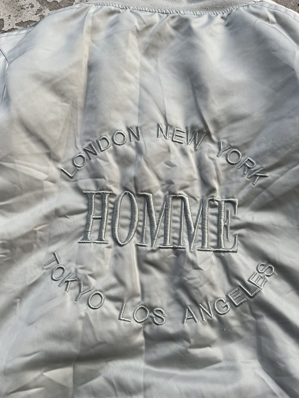 Hysteric Glamour × Issey Miyake × Le Grande Bleu (L.G.B.) 90s Balenciaga Style Vintage Boxy Baggy Oversized MA1 Bomber Size US M / EU 48-50 / 2 - 20 Thumbnail