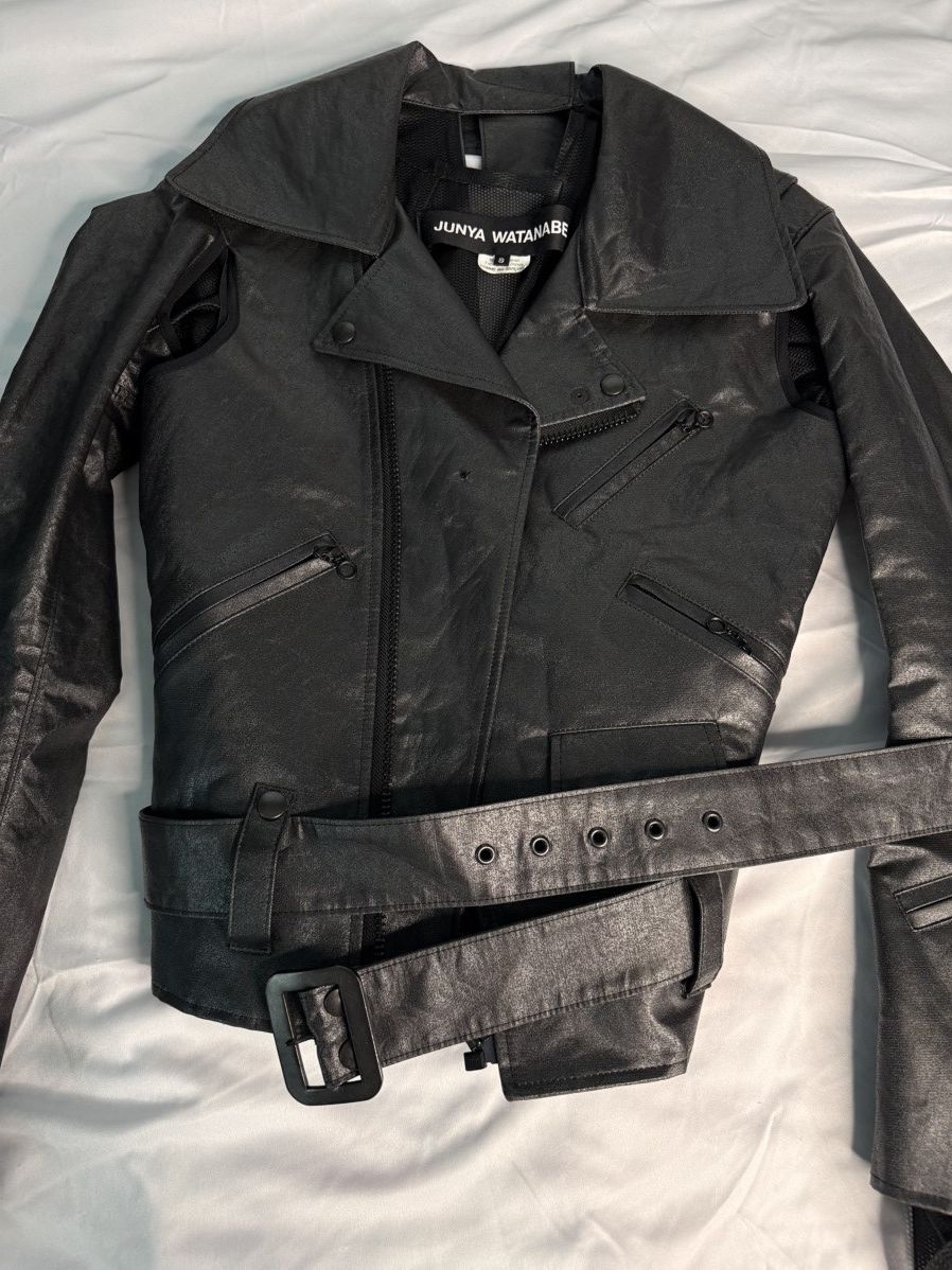 Junya Watanabe Junya Watanabe Metallic Biker Jacket Size S / US 4 / IT 40 - 6 Thumbnail